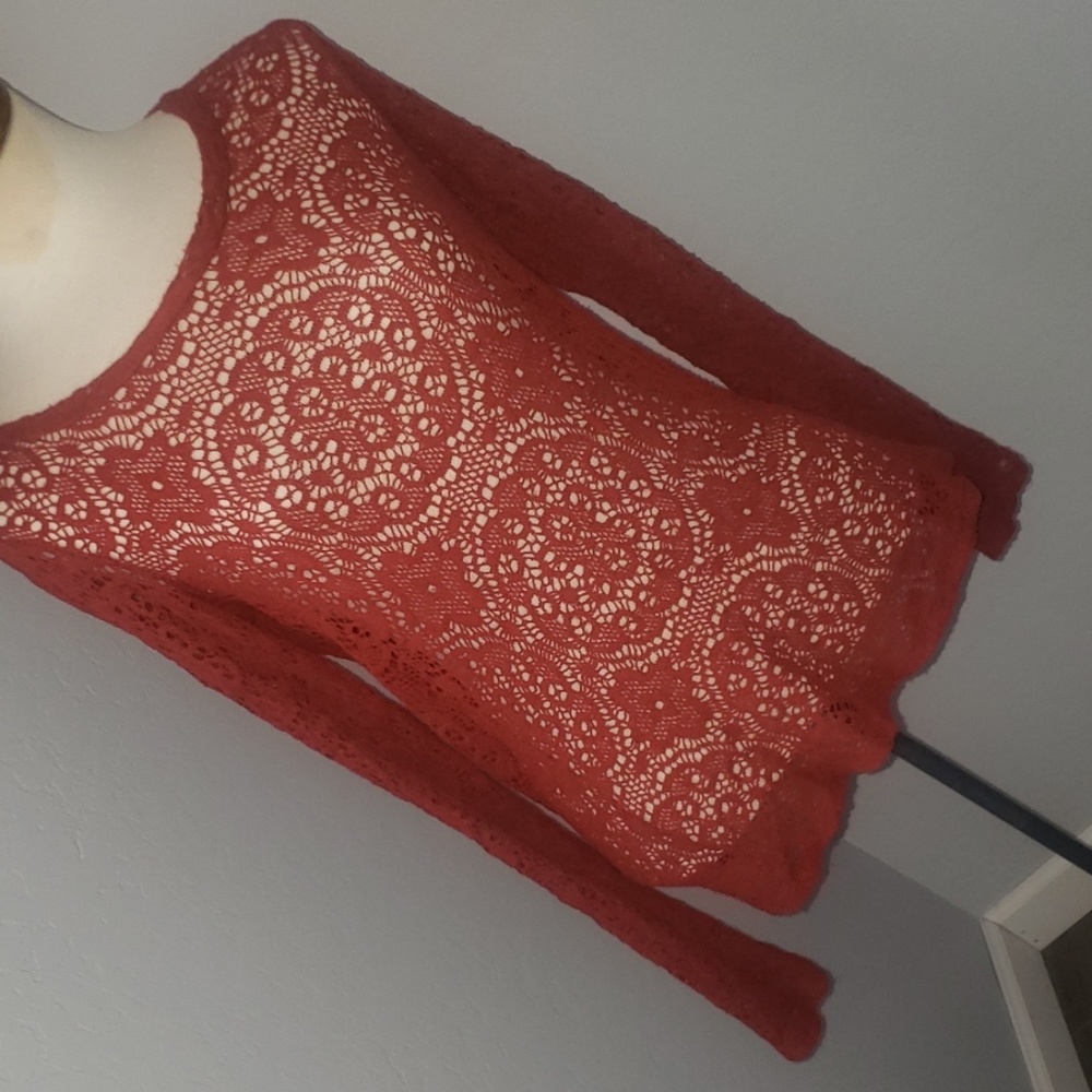 Transparent long sleeve